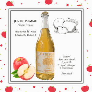 Jus de pomme fermier | Récolté à la main | 0 pesticide