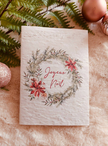 Carte à planter Joyeux Noël