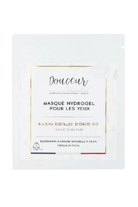 Masque hydrogel yeux unidose | Actifs naturels et bio