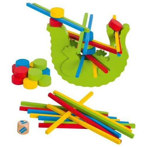 Jeu crocodile en bois Adresse Dès 5 ans jeux et jouets en bois éco-responsable mes produits verts