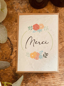 Carte à planter Merci