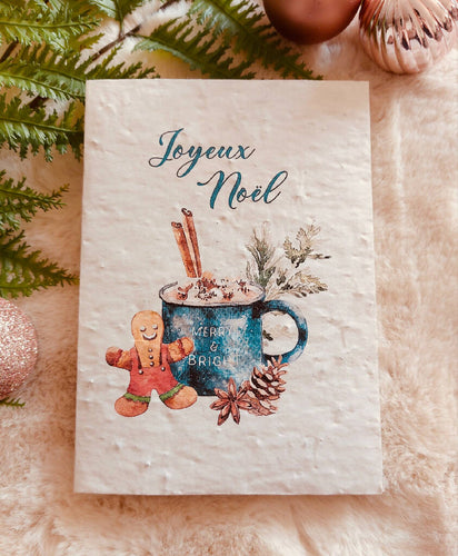 Carte à planter Joyeux Noël