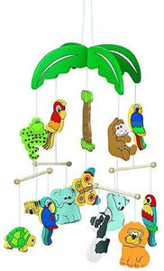 Mobile Animaux Jungle Sommeil Dès 0 mois jeux et jouets en bois éco-responsable mes produits verts