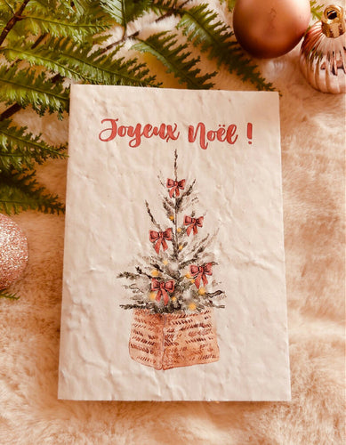 Carte à planter Joyeux Noël